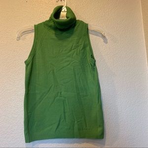 ZARA turtle neck sleeveless knit top